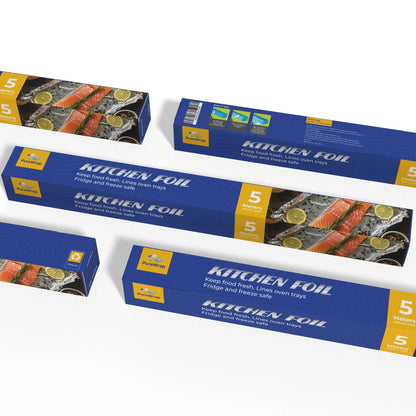 Purewrap Manufacturing Purewrap Kitchen Foil 5m x 450mm, 24-Roll Case | Westbids